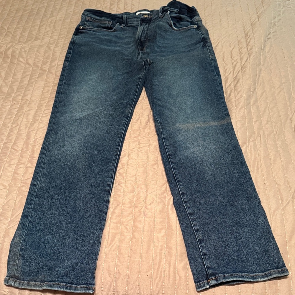 Good American Women's Dark Blue Skinny Jeans